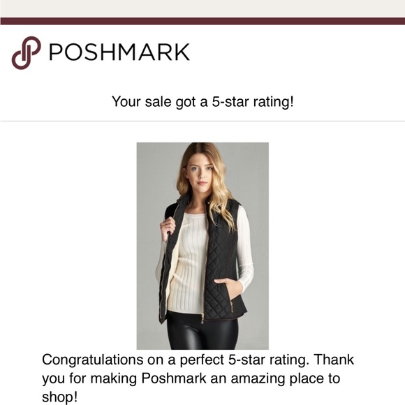 Black Quilted Vest (M) - Picture 5 of 9